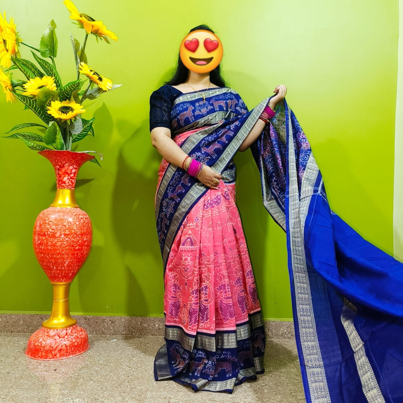 Sambalpuri saree banha kala 001 - Image 3
