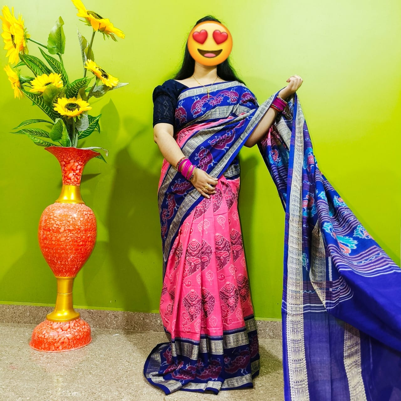 Sambalpuri saree banha kala 001 - Image 2